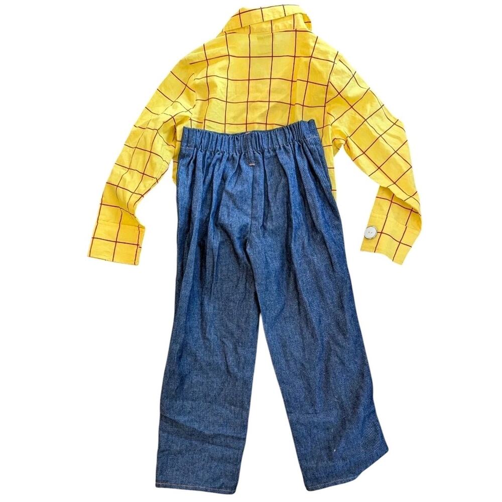 Toy Story Sheriff Woody Costume Boys 5 6 Shirt Jeans Pants Disney Store Cowboy - Picture 3 of 6